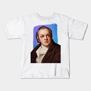 English Poet William Blake illustration Kids T-Shirt